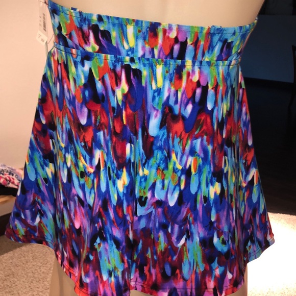 Caribbean Joe Swimsuit Top Multicolored SZ 8 NWT - Picture 2 of 9